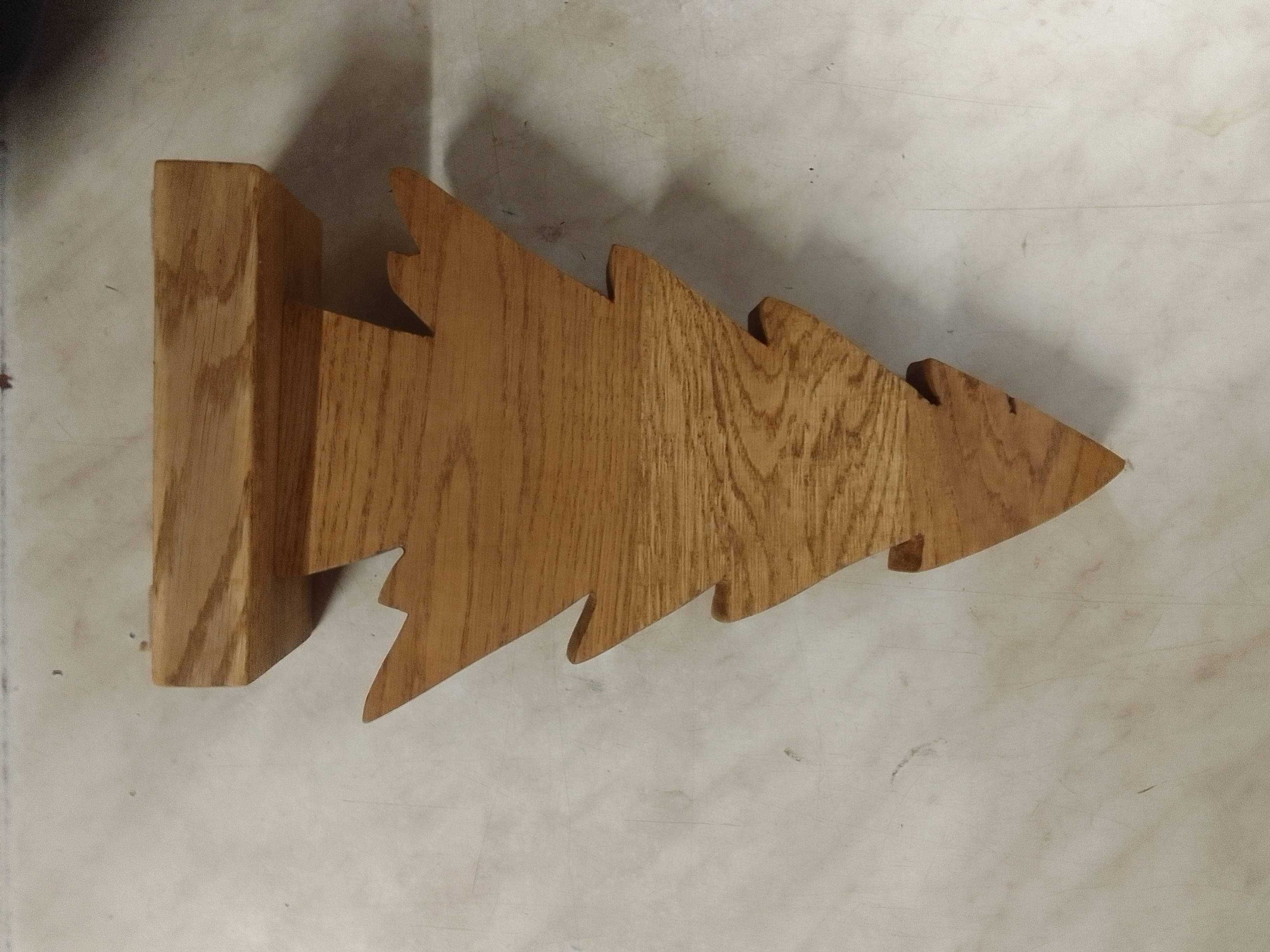 Figurka drewniana choinka