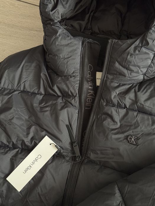 Новий оригінальний чорний чоловічий пуховик Calvin Klein розмір L XL