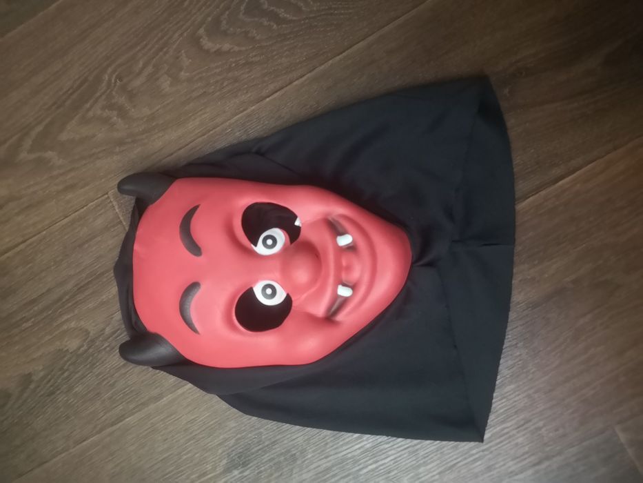 Карнавал маскарад дитяча маска чорт диявол чортеня хеловін хелоуін