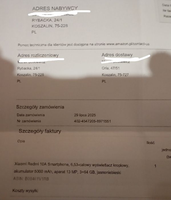 Redmi 10A używany, na gwarancji