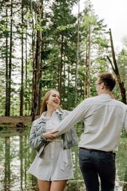 Początkujący fotograf okolicznościowy ślub plener portret panieński