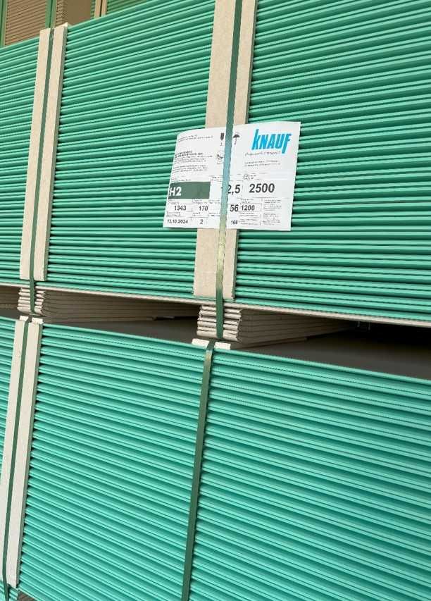 В наявності  гіпсокартон KNAUF / RIGIPS /NIDA HYDRO/ гипсокартон ! ГКП