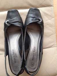 buty damskie Marco Tozzi /upper leather/ rozm. 40, Kolor czarny.