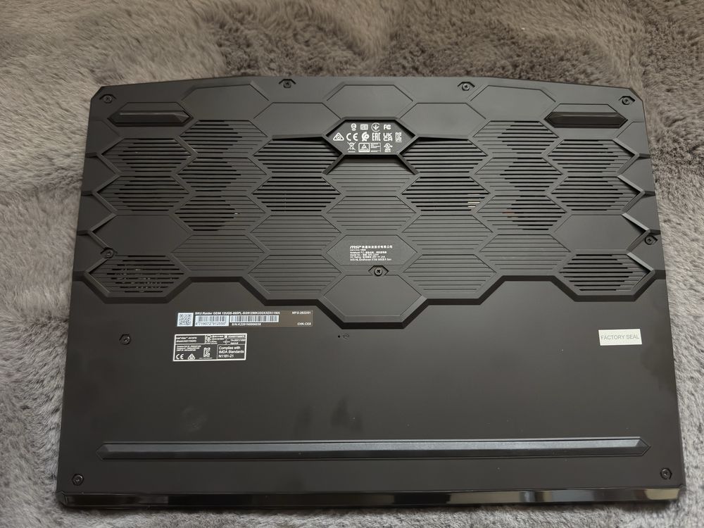 Laptop MSI GE66 RTX3070ti i9 12900hk