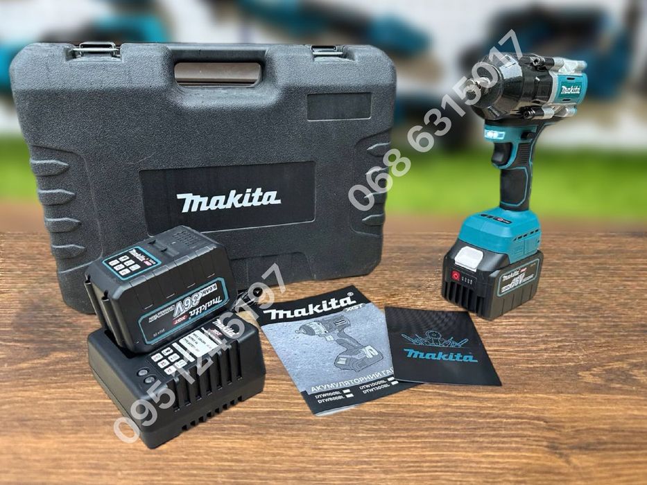 Аккумуляторный Гайковерт Makita DTW1250BL 2 аккумуляторами 36V 9Ah