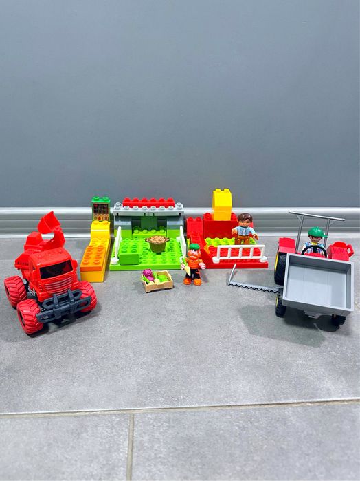 Игровой, детский набор Playmobil LEGO (Ферма, трактор); конструктор