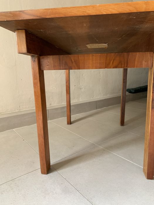 Stolik ława PRL wysoki połysk