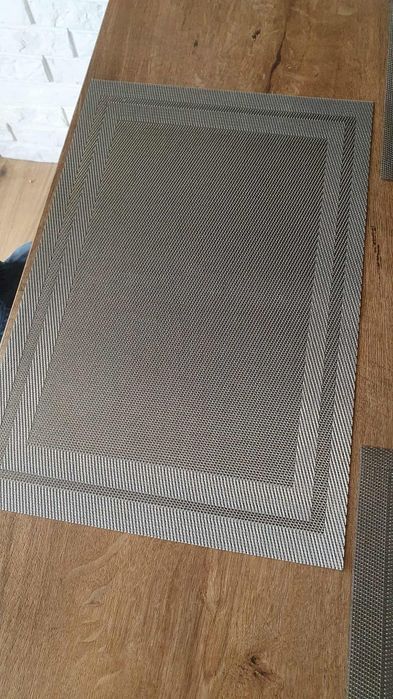 Podkładki dwustronne na stół zestaw komplet 8 sztuk rozmiar 30x45 cm!