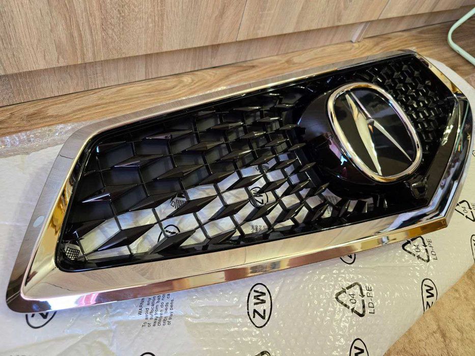 Acura MDX 2017-2020 РЕШІТКА + Емблема під радар в бампер комплект