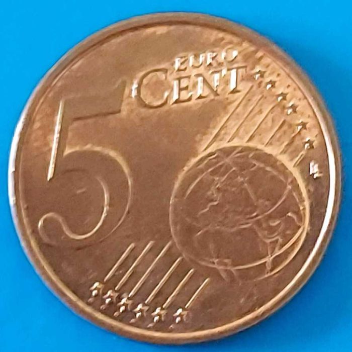 5 Cêntimos de 2022  do Luxemburgo. Henri