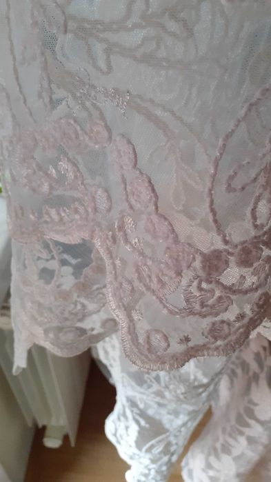 Piękna firana styl retro