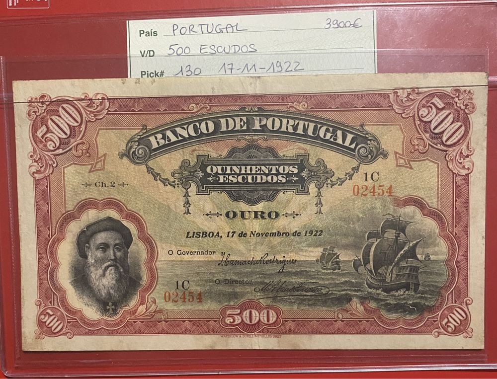 Nota 500$00 Ch.2 - 17 Novembro 1922