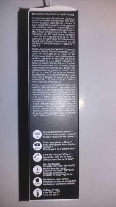 НОВi bluetooth навушники-вкладиші / гарнiтура SONY WI-XB400 EXTRA BASS