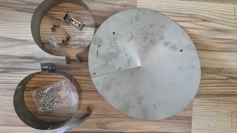 Daszek osłona komina stal nierdzewna