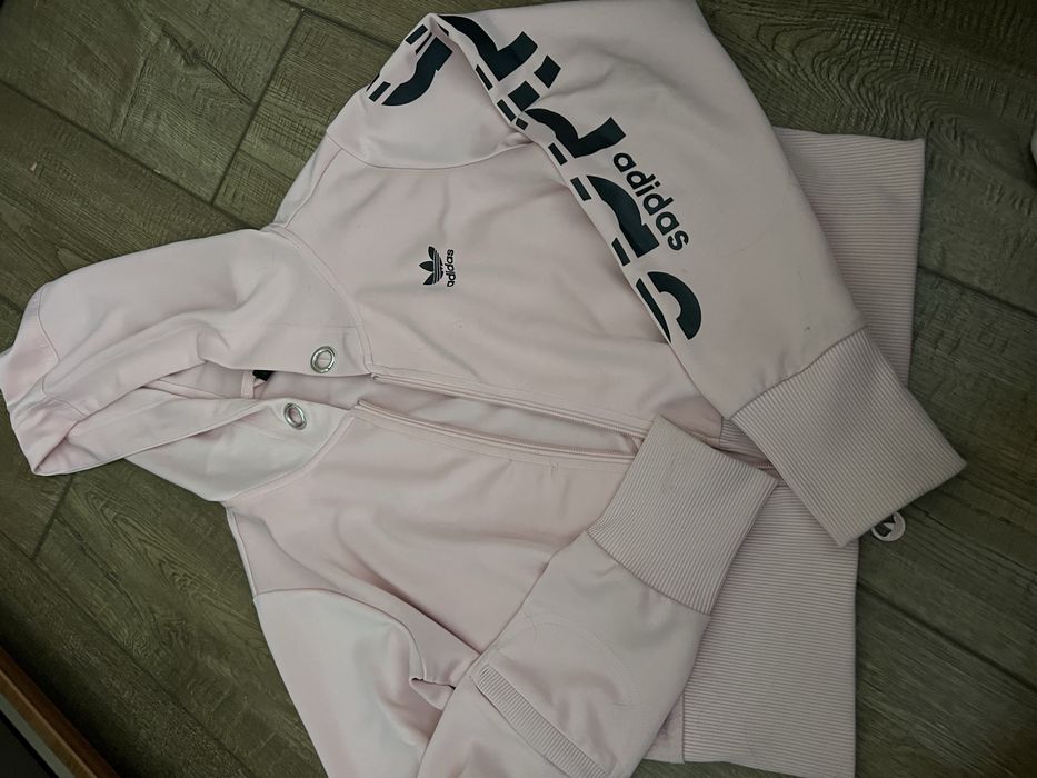 Кофта adidas рожева