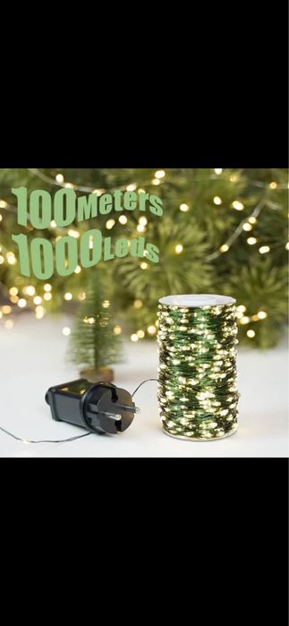 Гирлянда роса 30,50,100 м мішура Польща ХІТ ТІКТОКУ бахрома кінський х