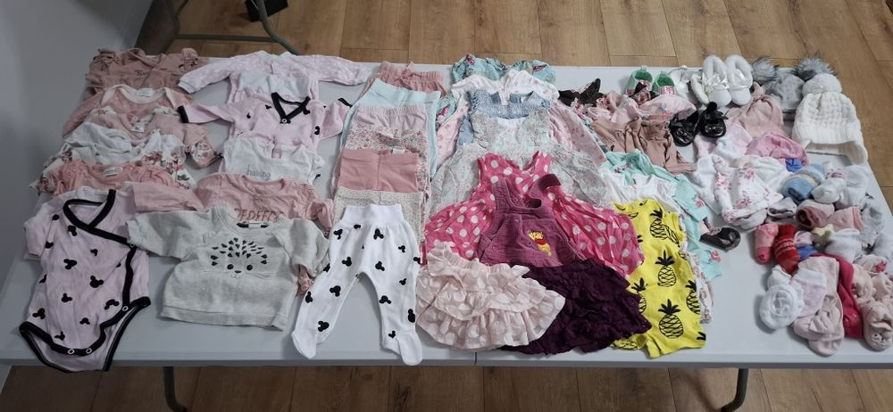 Mega paka ubranek dla.dziewczynki r.56