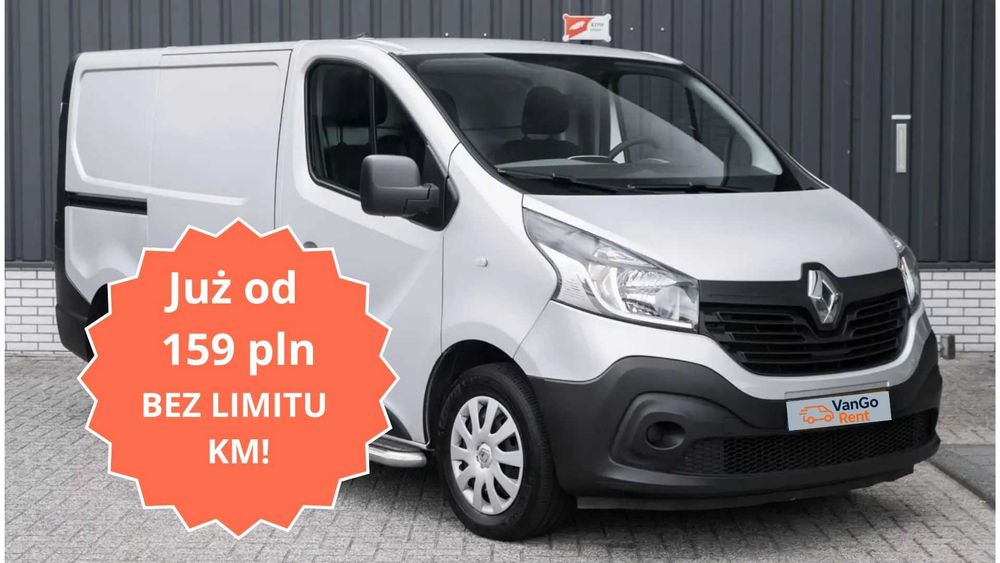 Wypożyczalnia wynajem aut dostawczych Renault Trafic BEZ LIMITU KM