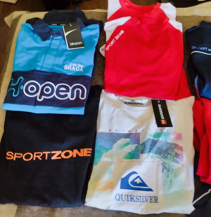 Vendo lote de 23 peças roupa (calças, calções, sweat, t-shirts, etc)