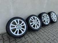 Диски з резиною R17 Skoda 5x112 ET54 оригінал резина літо 2024р
