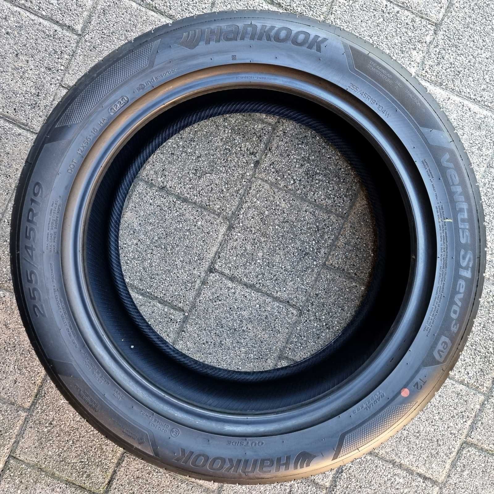 Hankook Ventus S1 Evo3 255/45R19 104W ev T2 XL FR Sound Ab. 2023 Nowe