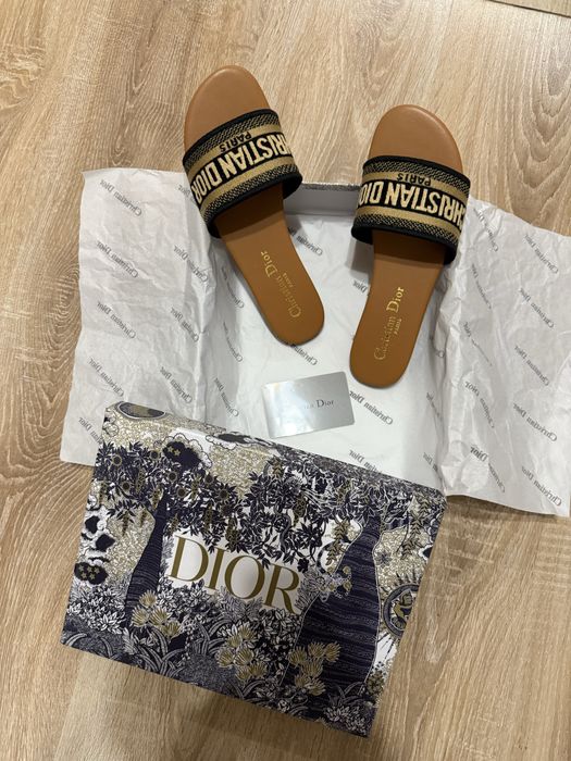 Klapki Christian Dior CD Sandały Lato Dior