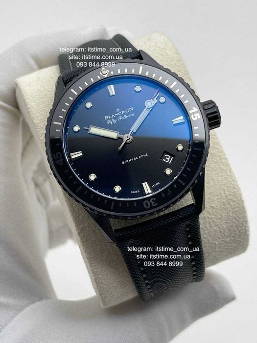 Годинник Blancpain Leman Aqua Lung / fifty fathoms / Bathyscaphe