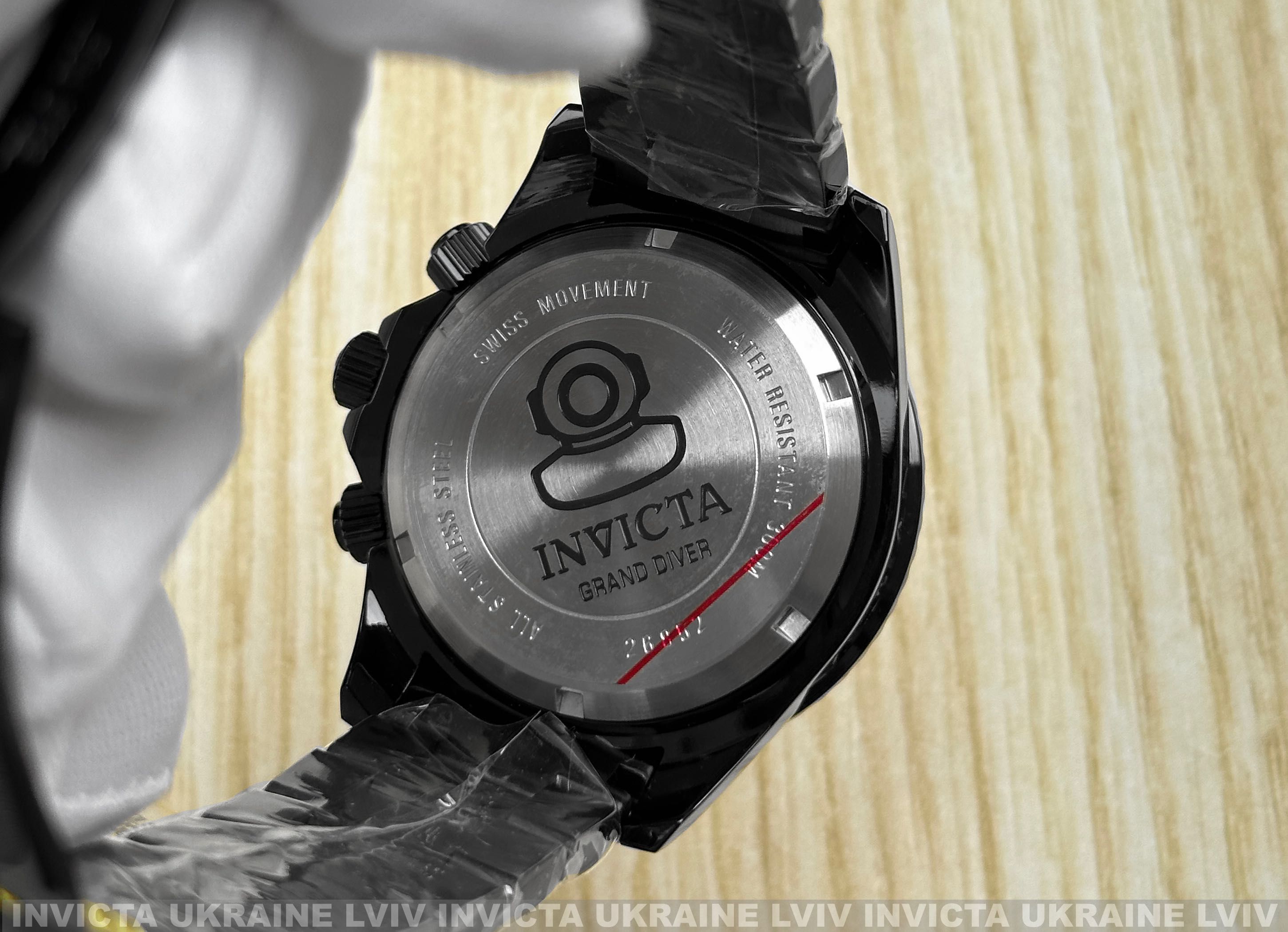 Мужские часы Invicta 26852 GRAND DIVER 47 mm Chronograph ETA Swiss