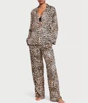 Victoria Secret Satin Leopard оригинал новая пижама сатин леопардовая