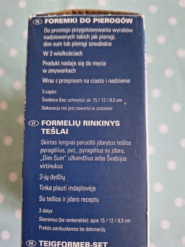 Foremki do pierogów ernesto pierogi