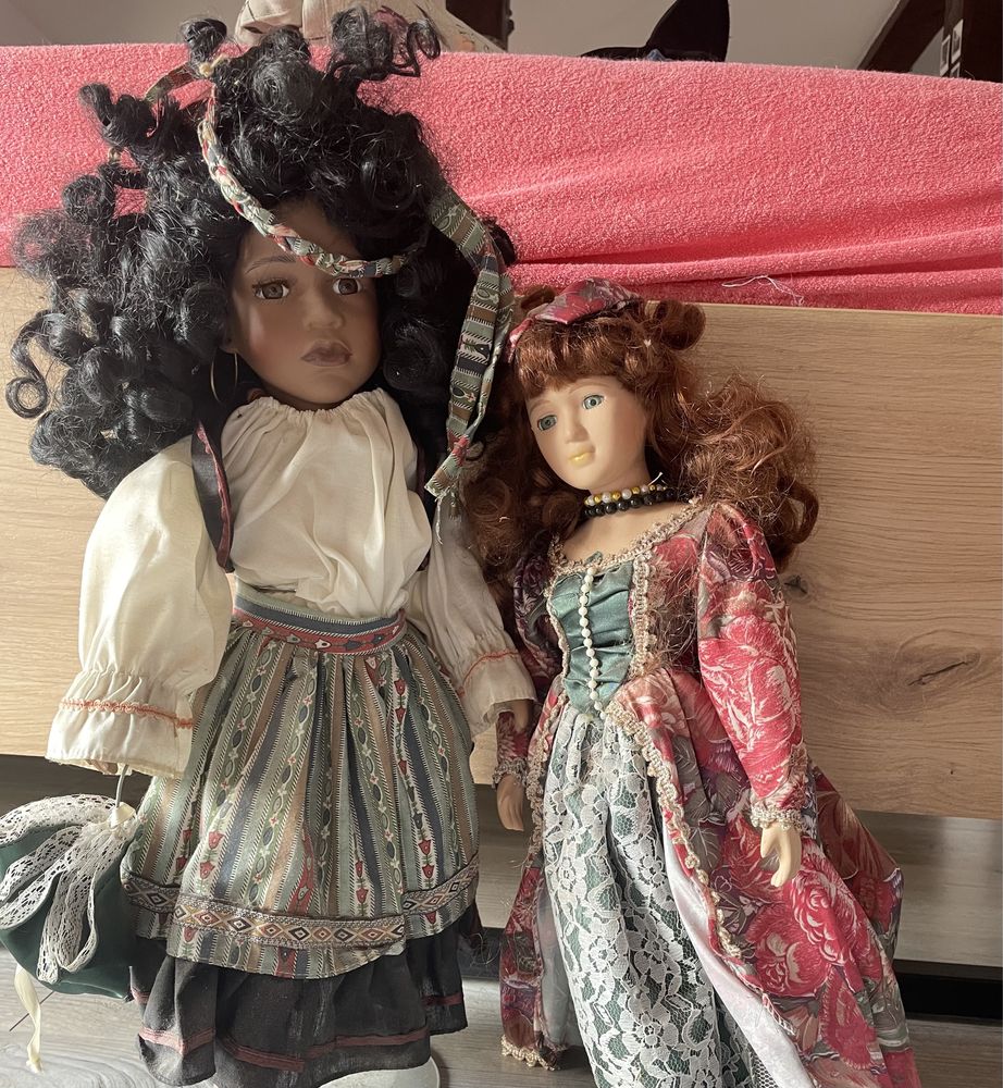 Porcelanowe lalki kolekcjonerskie vintage