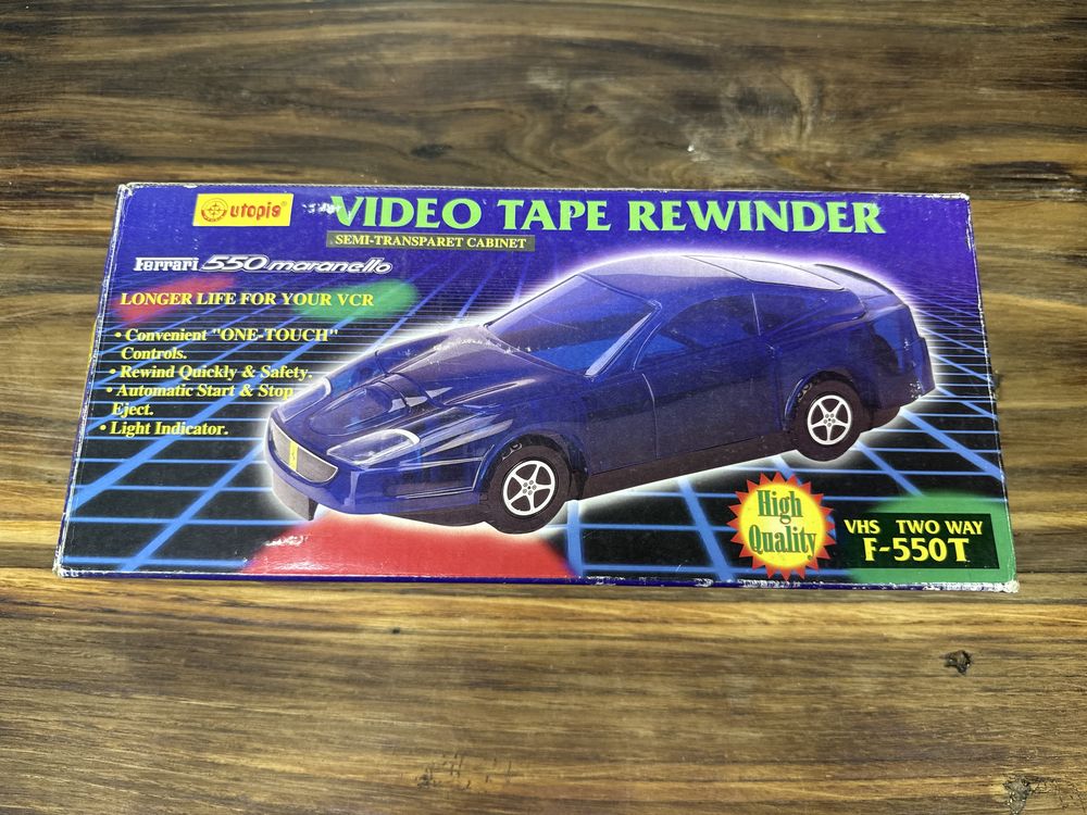 Rebobinador cassetes VHS