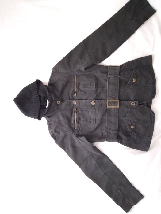 Czarna kurtka  jeans damska PROMOD