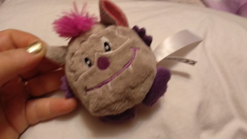 игрушка мягкая шарики круглый зубастик монстр чудик