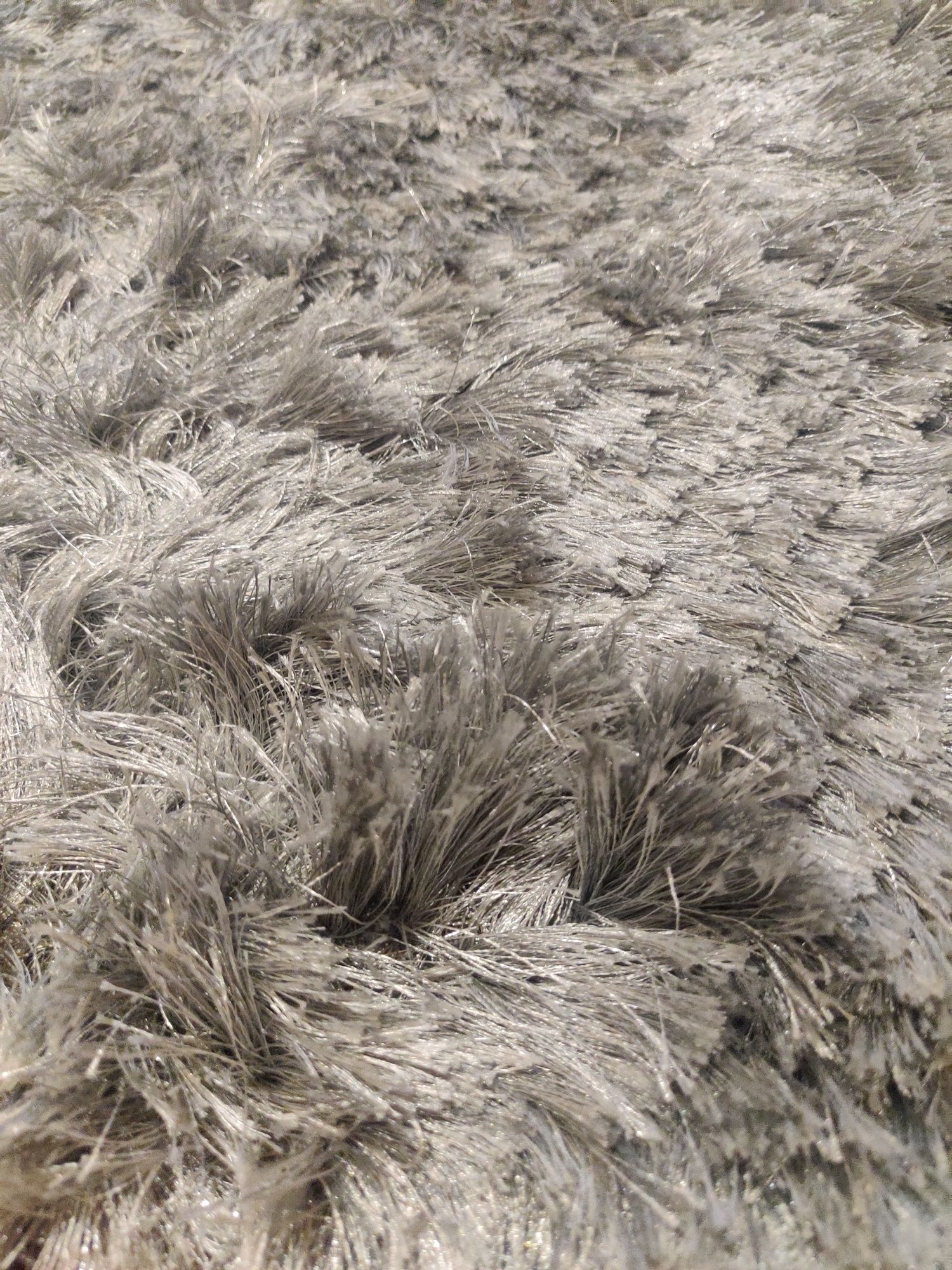 Carpete cinza prata 140x200cm