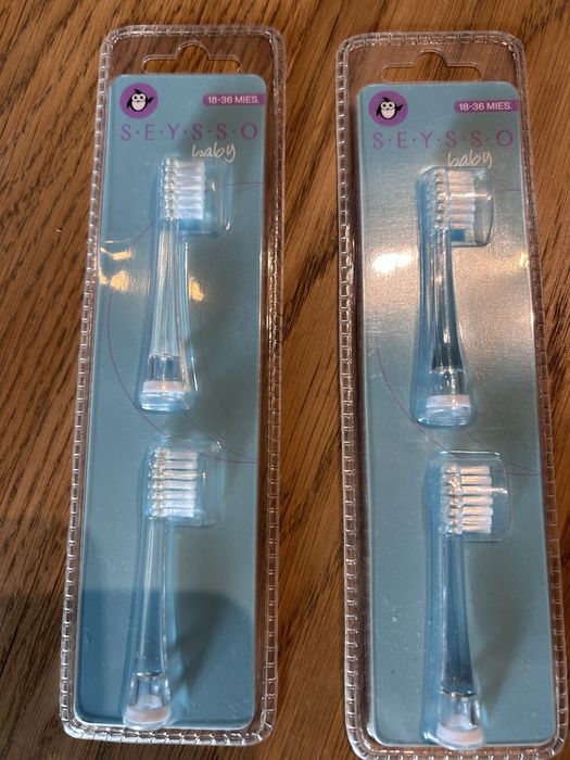 4 Koncowki do szczoteczki saysso baby 18-36