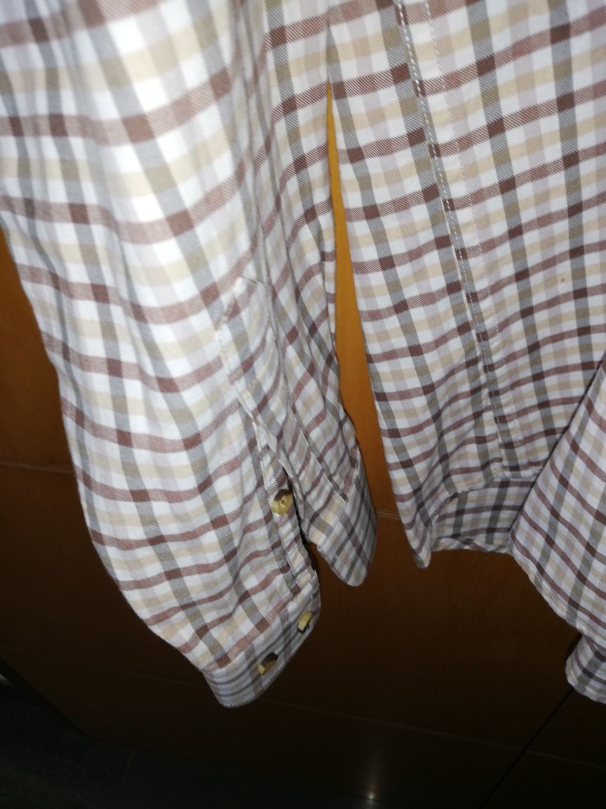Camisa xadrez Giovanni Galli Tamanho L