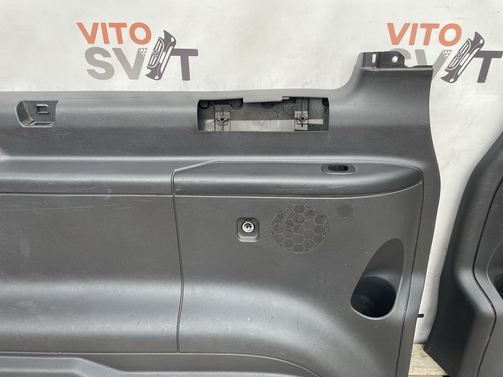 Карты обшивки задние салона рестайл черные на VITO-VIANO W639