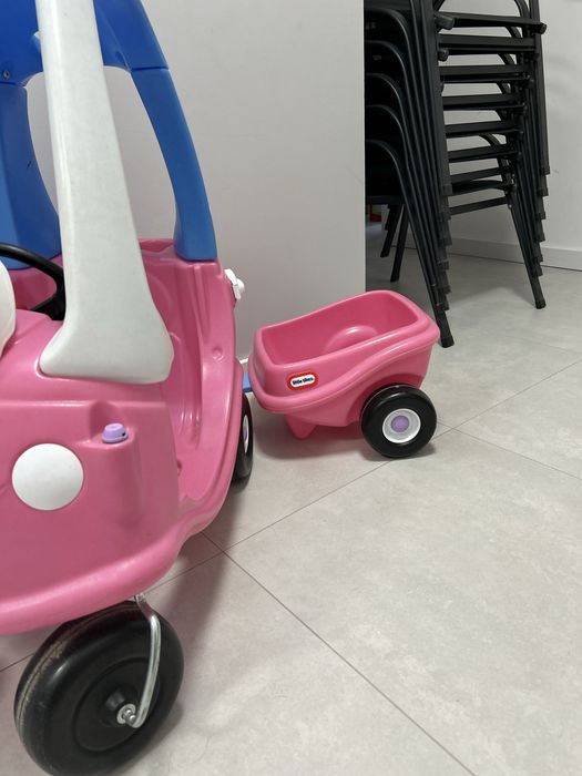 autko little tikes z przyczepką