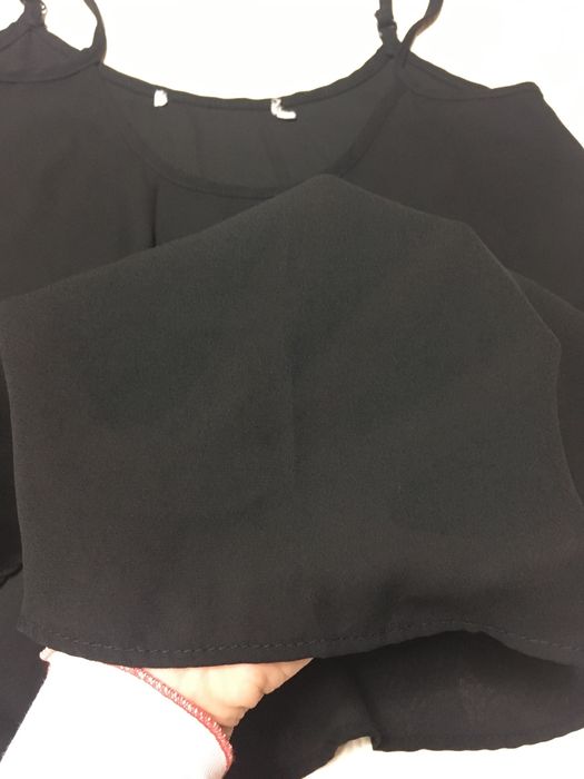 Top preto tam S otimo estado