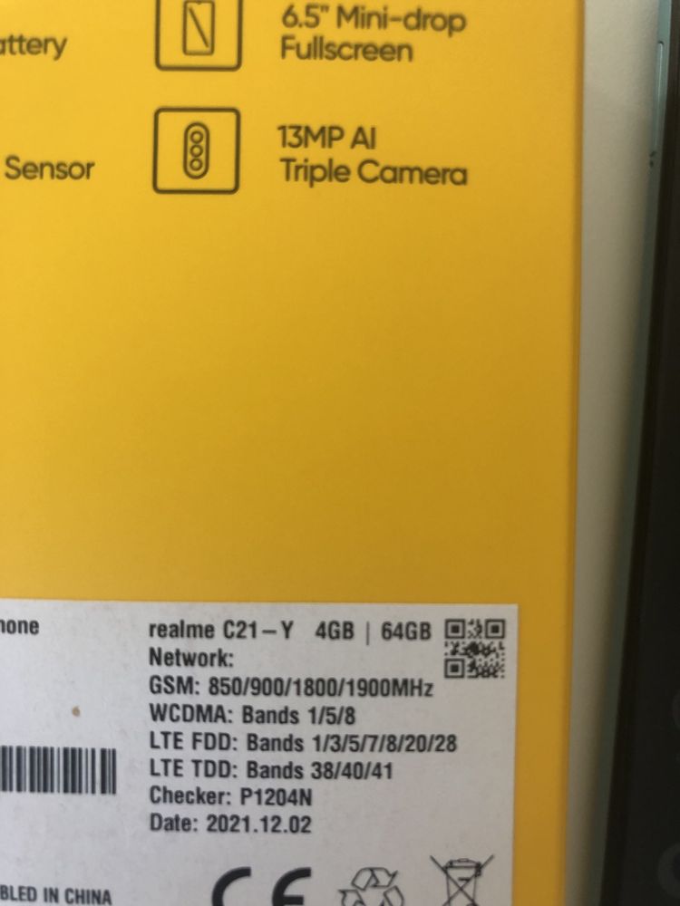 Realme C21-Y 4GB/64GB