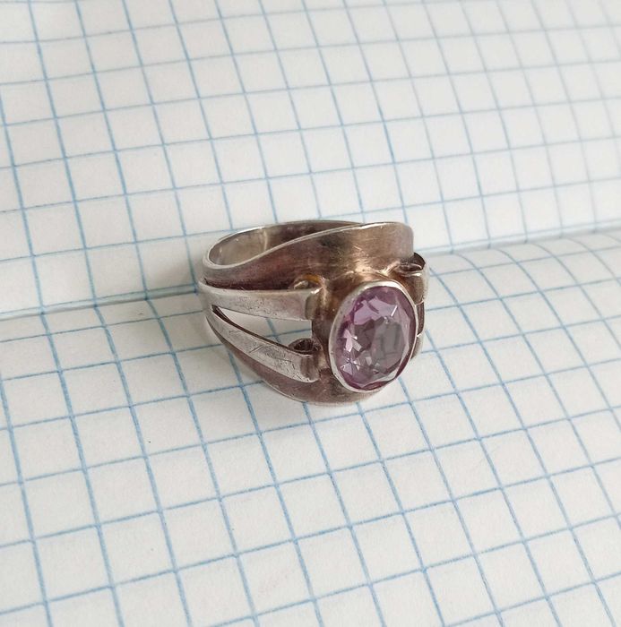 Кольцо перстень Срібло 875 проби, зірочка. Вінтаж. СССР