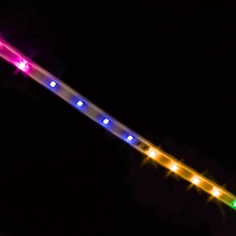 Гірлянда-стрічка світодіодна різнокольорова,лента светодиодная LED RGB