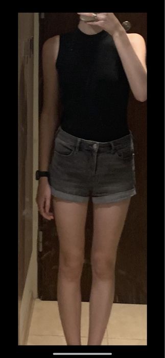 Spodenki krótkie czarne