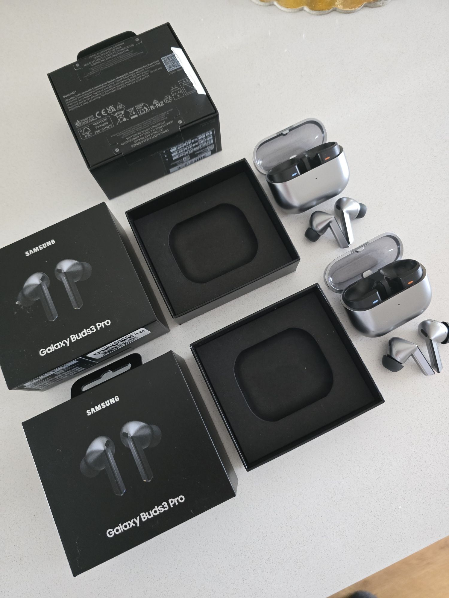 Samsung Buds Pro 3 e Buds Pro 2 NOVOS. Fatura, garantia