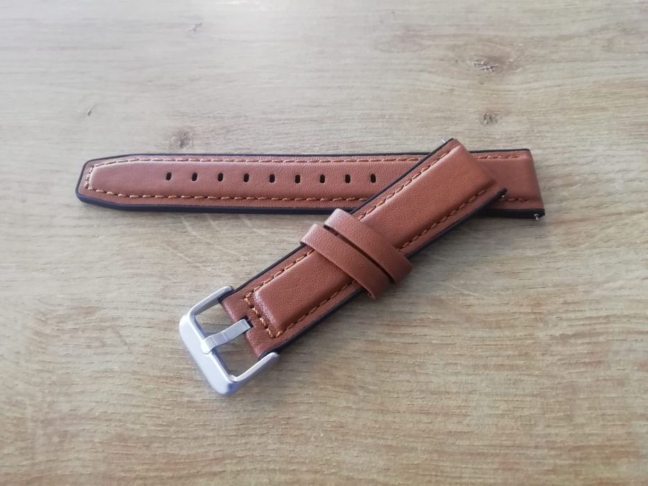 Braceletes 22mm em Couro e Silicone (Novo)