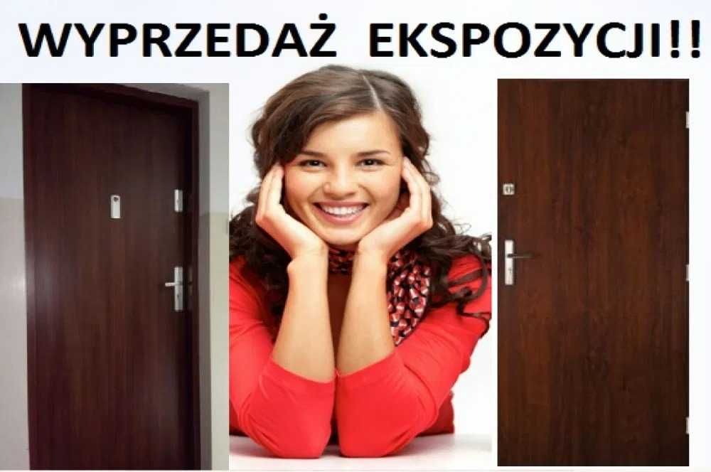 Drzwi do mieszkania wejściowe ZEWNĘTRZNE z montażem-wewnątrzklatkowe