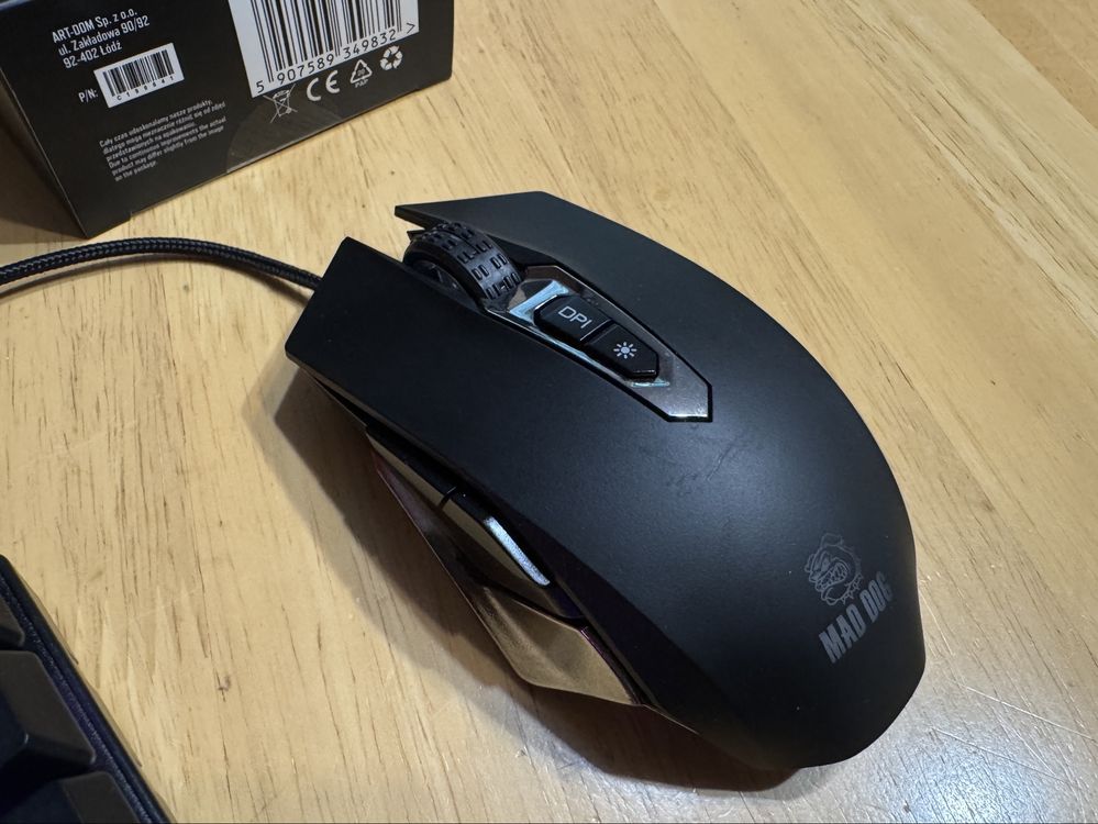 Komplet Gamingowy MadDog Klawiatura GK850K + Mysz GM515 + Podkladka