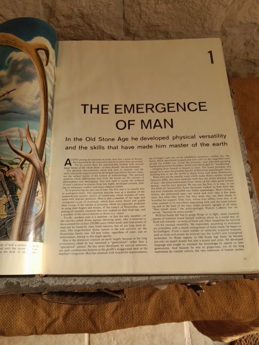 Livro , já Raro,"The Epic Of Man"Time Life International-1962