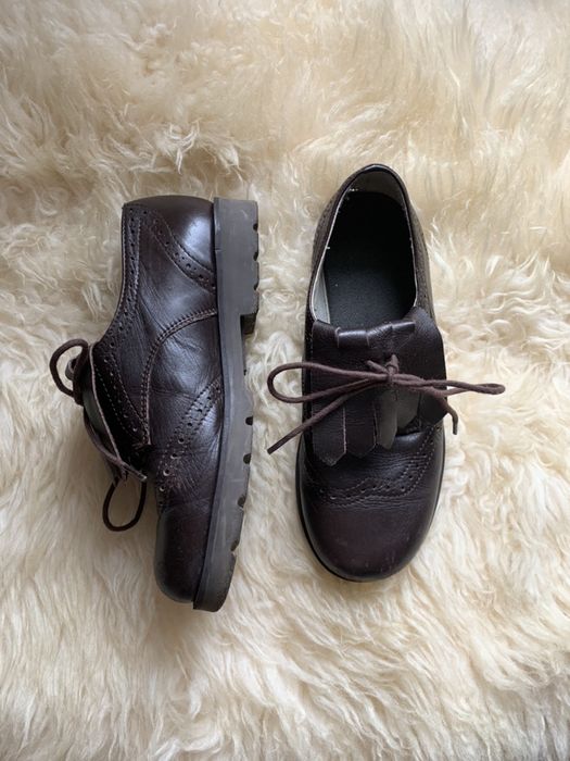 Sapatos pele castanha n°34